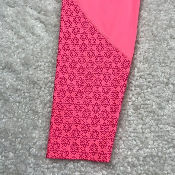 Zyia Coral Flower Power Luxe High Rise 7/8 Legging - Picture 9 of 13